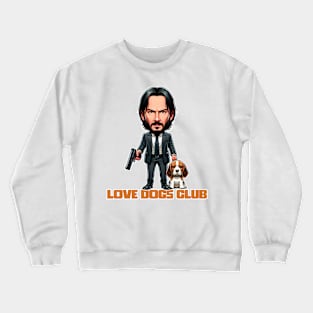 LOVE DOG (Gun) CLUB Crewneck Sweatshirt